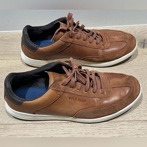 Cole Haan Crosscourt Turf Sneaker British C28934 Men's Size 9.5M Tan Brown